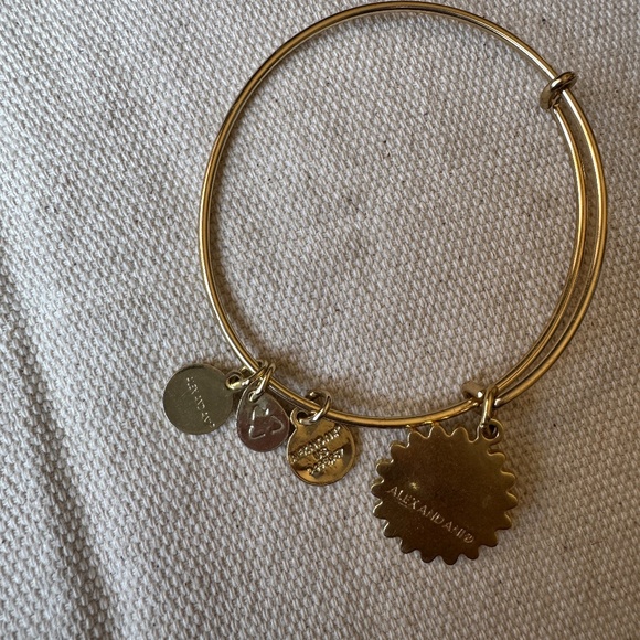 3 Christmas Holiday Alex & Ani stackable metal adjustible size charm bracelets - Picture 9 of 13